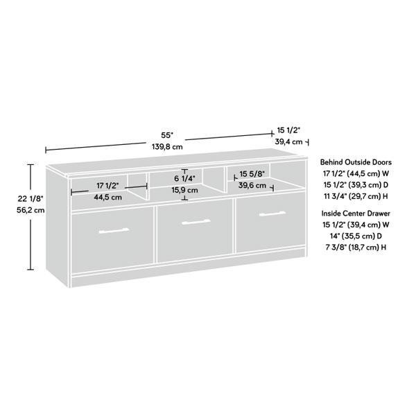 TV Credenza w/ Drawers