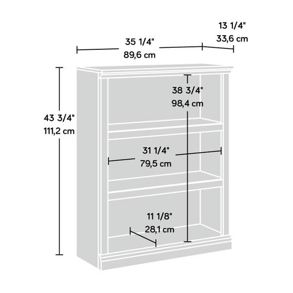 3-Shelf Bookcase