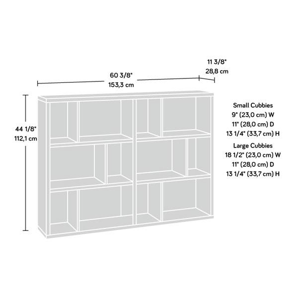 Short Cubby Display Bookcase