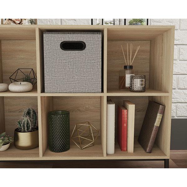 6 Cube Cubby Bookcase