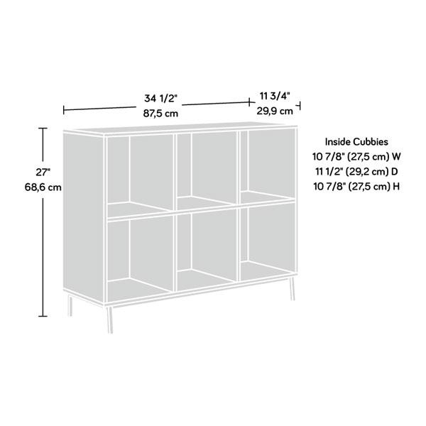 6 Cube Cubby Bookcase