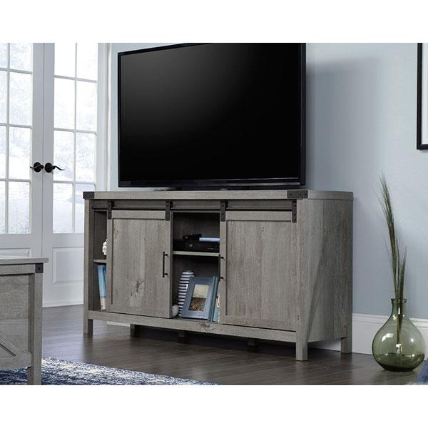 TV Credenza w/ Sliding Doors