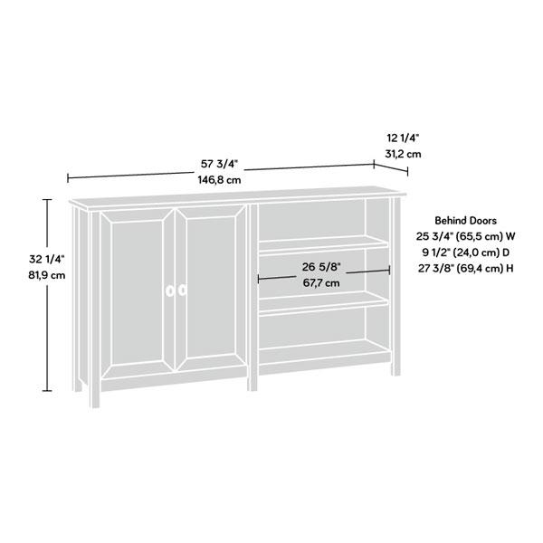 Storage Console TV Stand