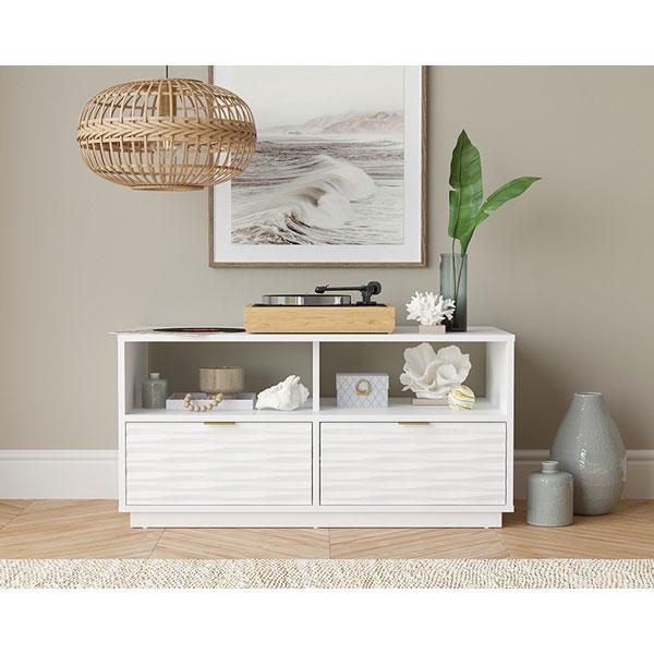 2-Drawer TV Stand w/ Storage