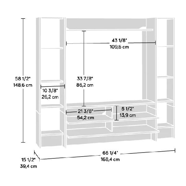 Wall System TV Credenza