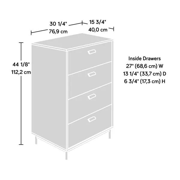 Modern 4-Drawer Chest