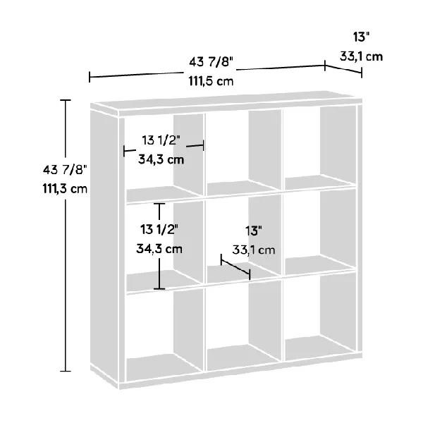 9-Cube Organizer Storage Bookcase