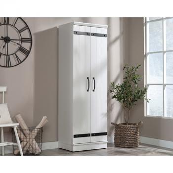 2-Door Kitchen Pantry Cabinet in Soft White