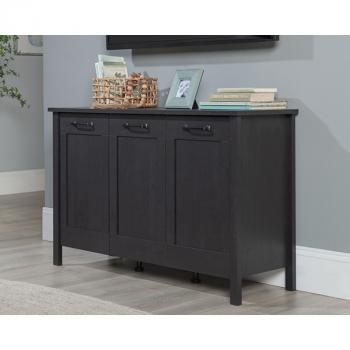 3-Door Storage Cabinet in Raven Oak