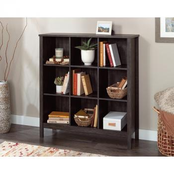 Cubby Storage Bookcase in Blade Walnut