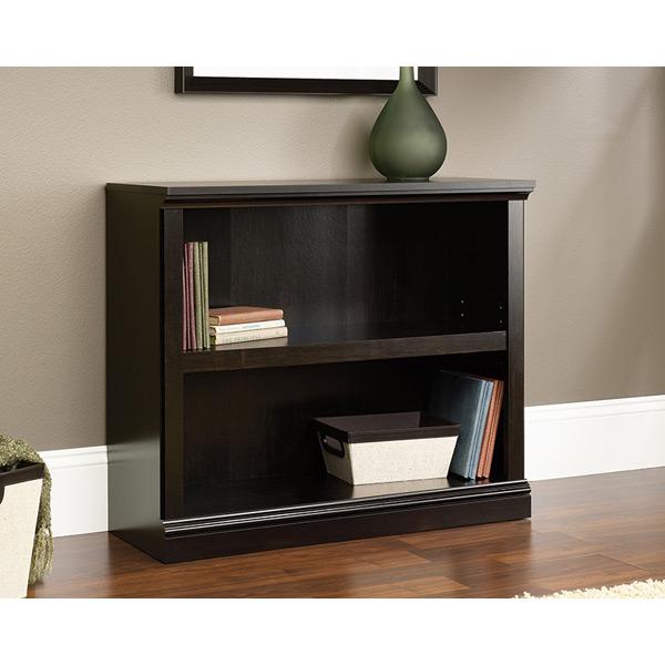 2 Shelf Bookcase - Estate Black