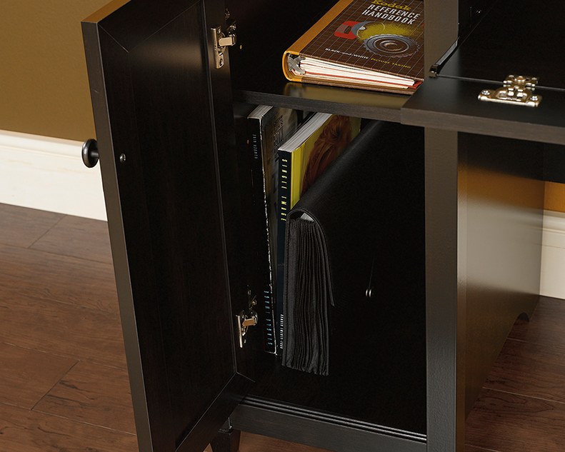 Sauder Edge Water Computer Desk - Estate Black