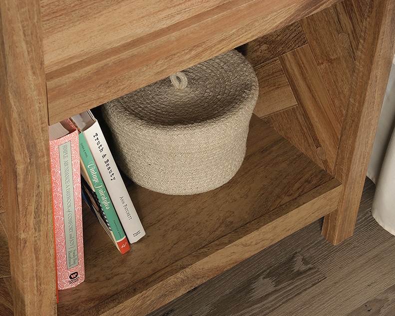Sauder Cannery Bridge 1-Drawer Nightstand - Sindoori Mango