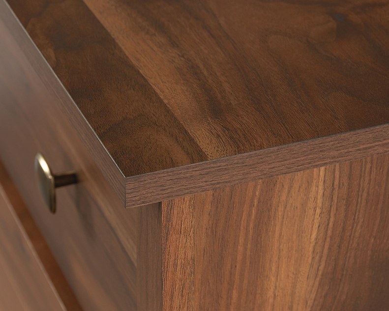 Sauder River Ranch 4-Drawer Chest - Grand Walnut