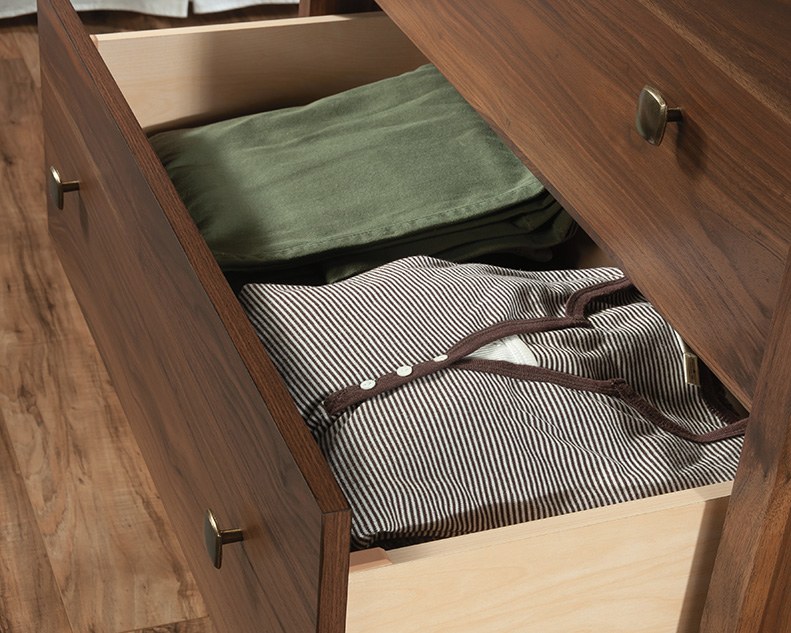 Sauder River Ranch 4-Drawer Chest - Grand Walnut