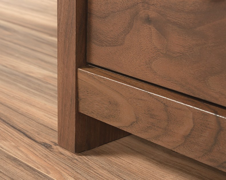 Sauder River Ranch 4-Drawer Chest - Grand Walnut