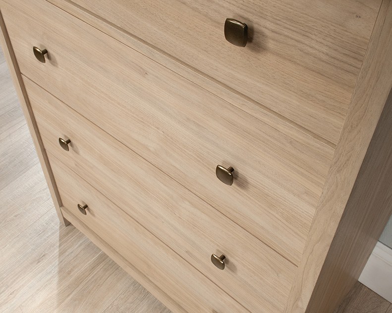 Sauder River Ranch 4-Drawer Chest - Harvest Walnut