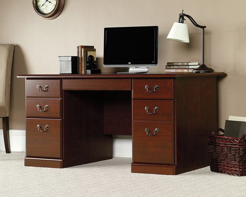 Sauder Heritage Hill Computer Desk - Classic Cherry