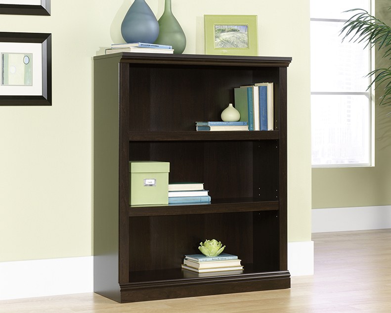 Sauder Select 3-Shelf Bookcase - Jamocha Wood