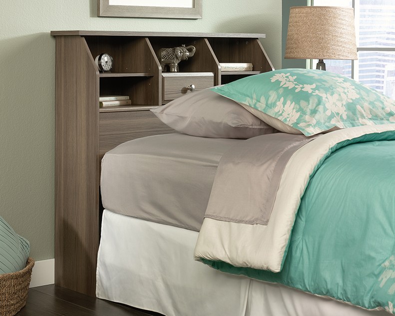 Sauder Shoal Creek Twin Bookcase Headboard - Diamond Ash