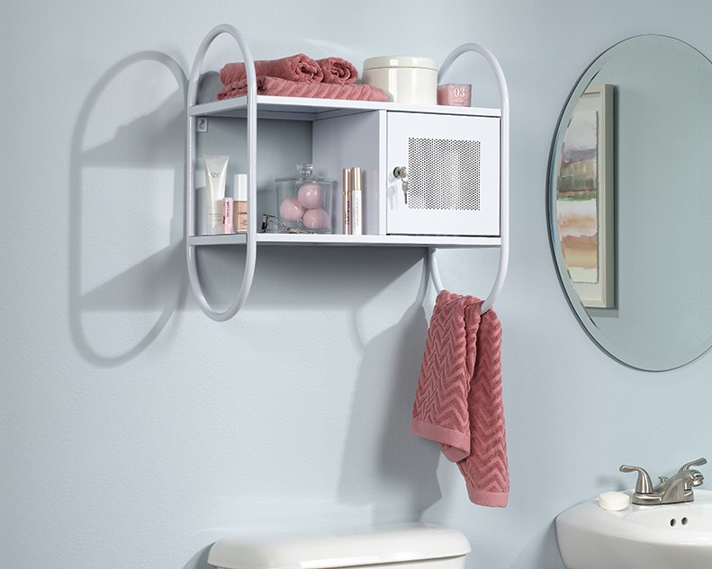 Sauder Cottage Road Wall Cabinet - White