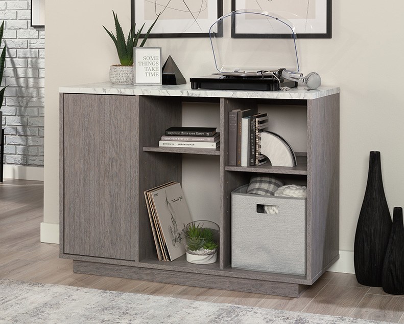 Sauder Accent Storage Cabinet with Door - Ashen Oak