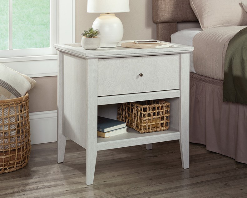 Sauder 1-Drawer Night Stand - Glacier Oak