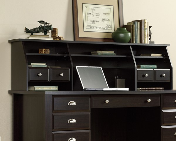Sauder Shoal Creek Organizer Hutch - Jamocha Wood