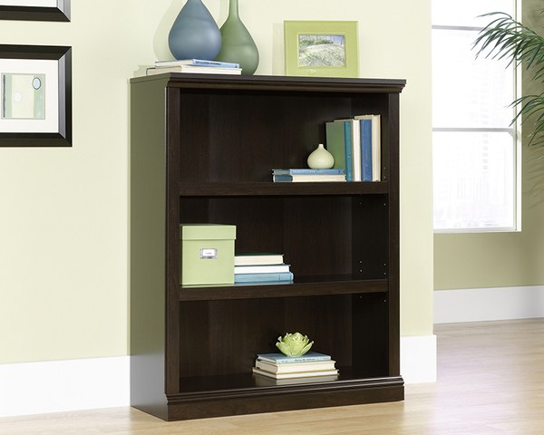 Sauder Select 3-Shelf Bookcase - Jamocha Wood
