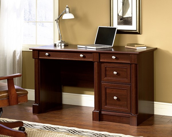 Sauder Palladia Computer Desk - Select Cherry