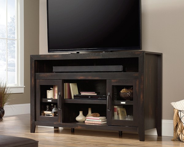 Sauder Credenza - Char Pine