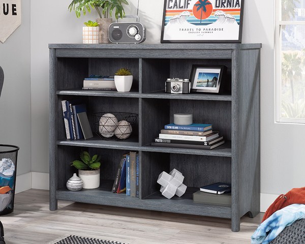Sauder Cubby Storage Bookcase - Denim Oak