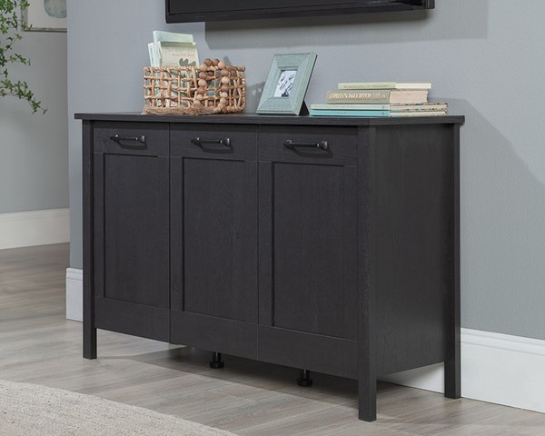 Sauder Select 3-Door Storage Cabinet - Raven Oak