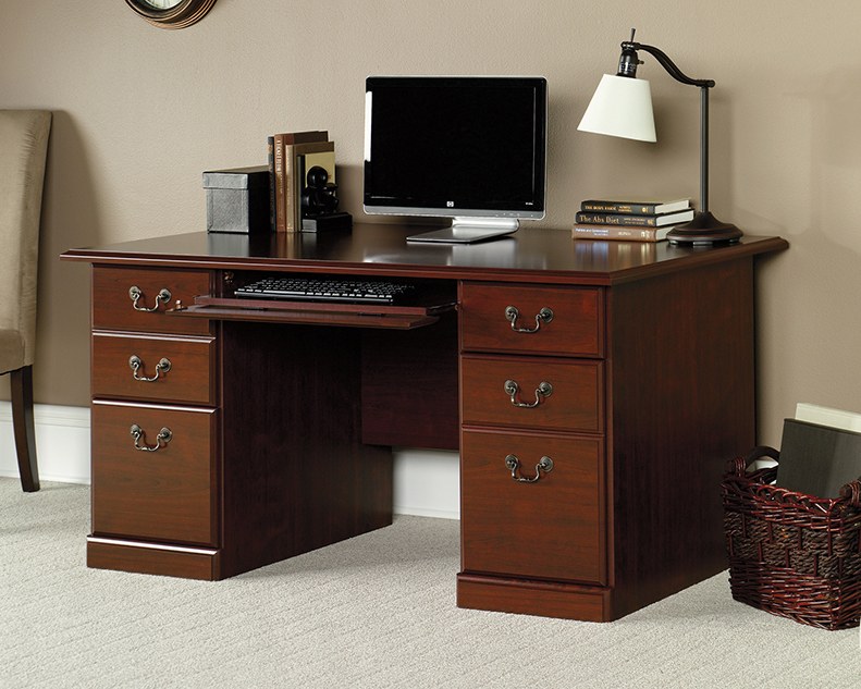 Sauder Heritage Hill Computer Desk - Classic Cherry