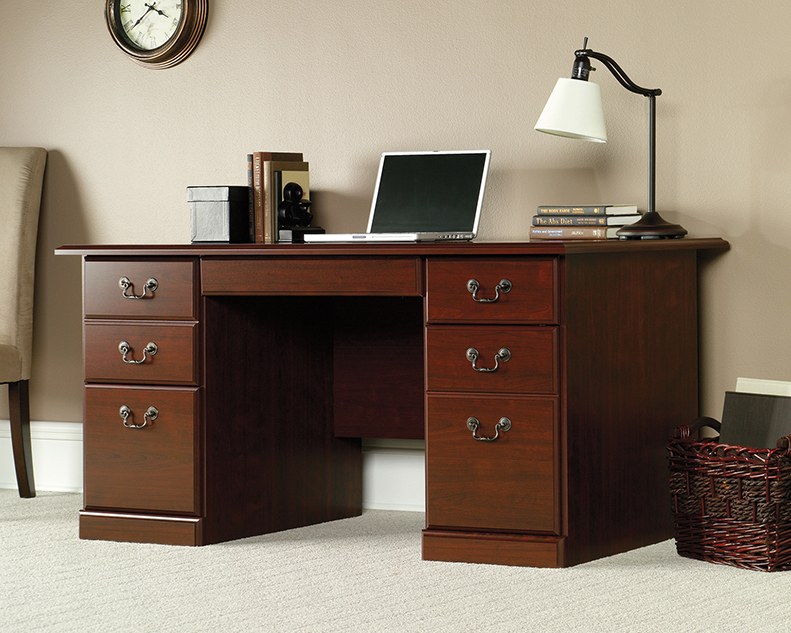 Sauder Heritage Hill Computer Desk - Classic Cherry