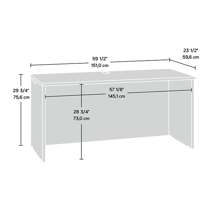 Sauder Via Credenza - Classic Cherry