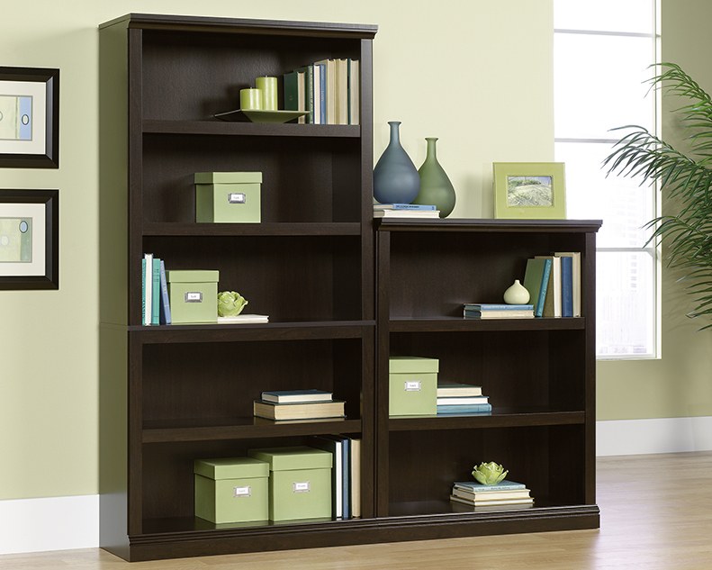 Sauder Select 3-Shelf Bookcase - Jamocha Wood
