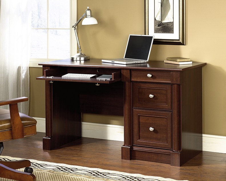 Sauder Palladia Computer Desk - Select Cherry
