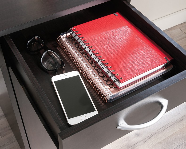 Sauder Beginnings Computer Desk - Cinnamon Cherry