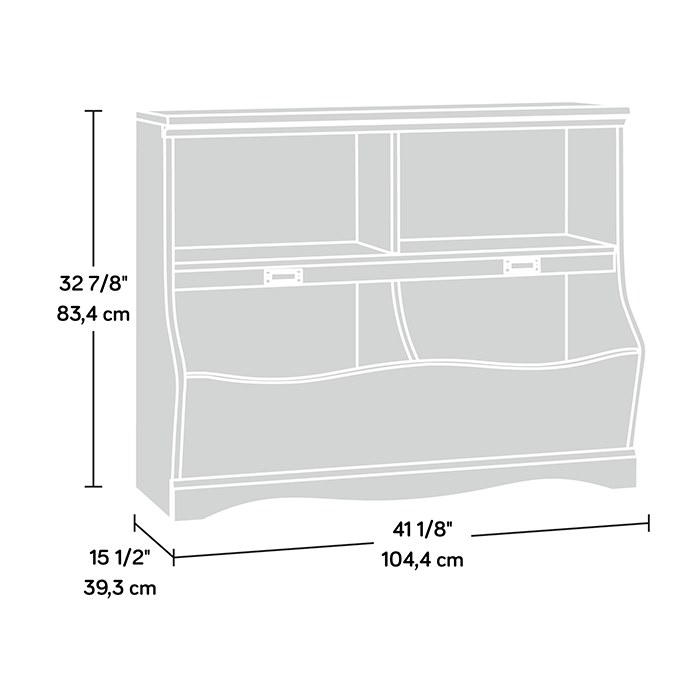 Sauder Select Bookcase/Footboard - Soft White