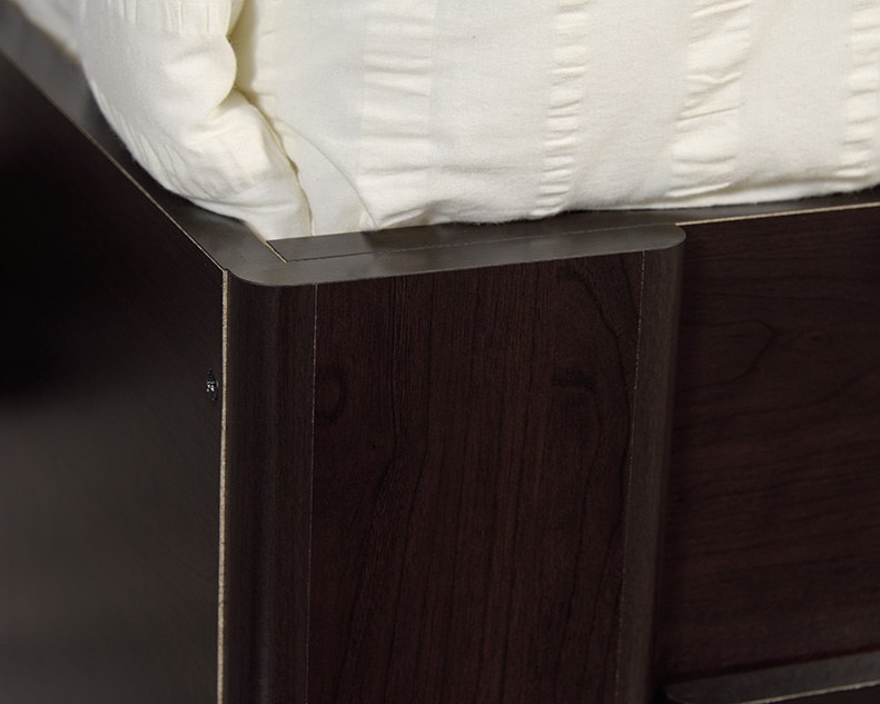 Sauder Beginnings Twin Platform Bed - Cinnamon Cherry