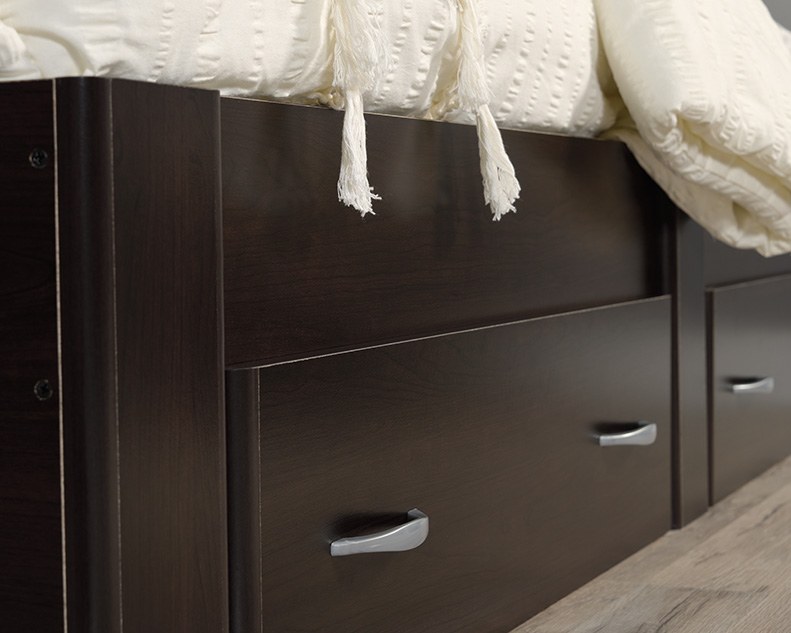 Sauder Beginnings Twin Platform Bed - Cinnamon Cherry