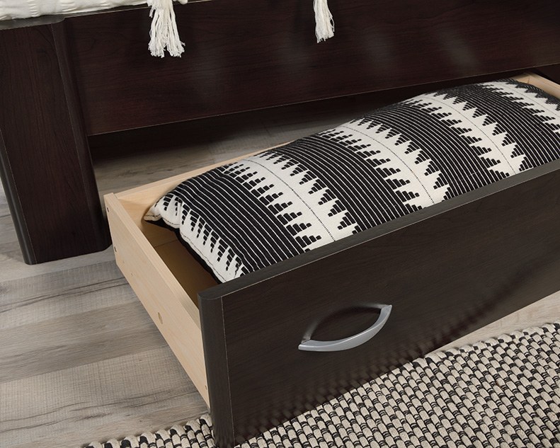 Sauder Beginnings Twin Platform Bed - Cinnamon Cherry