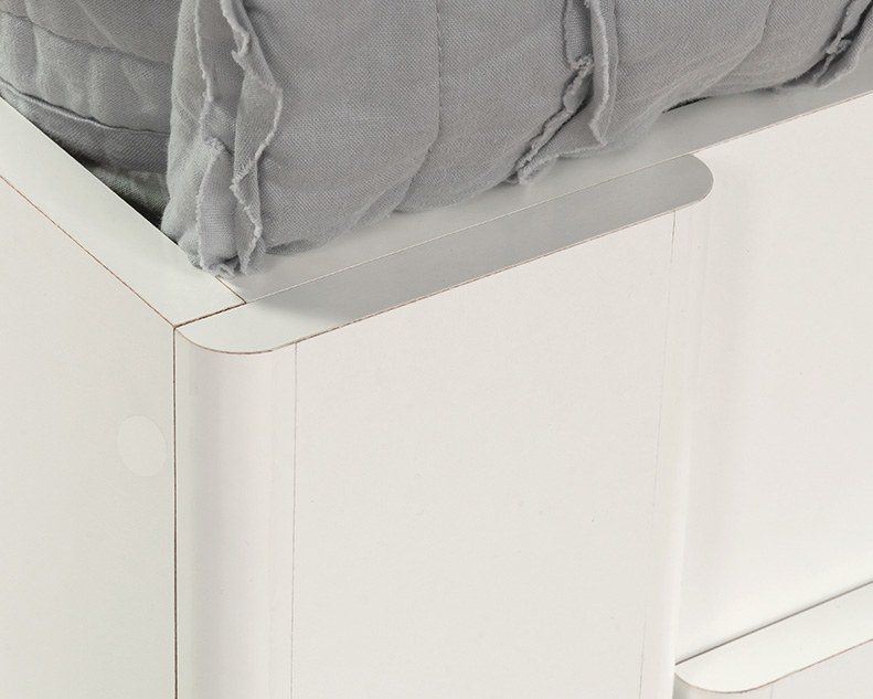 Sauder Beginnings Twin Platform Bed - Soft White