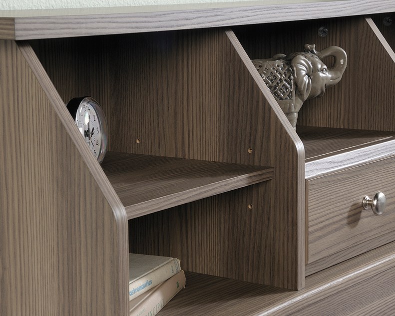 Sauder Shoal Creek Twin Bookcase Headboard - Diamond Ash