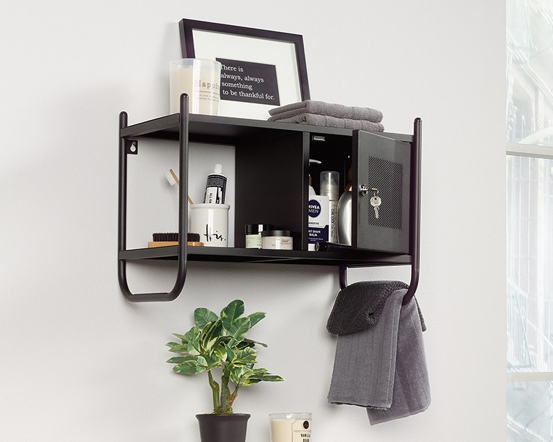 Sauder Wall Cabinet - Black