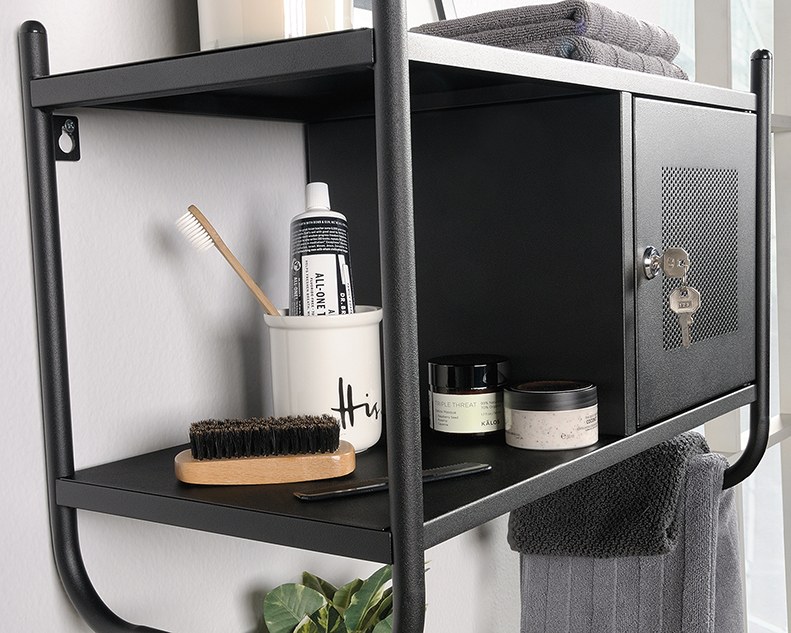 Sauder Wall Cabinet - Black