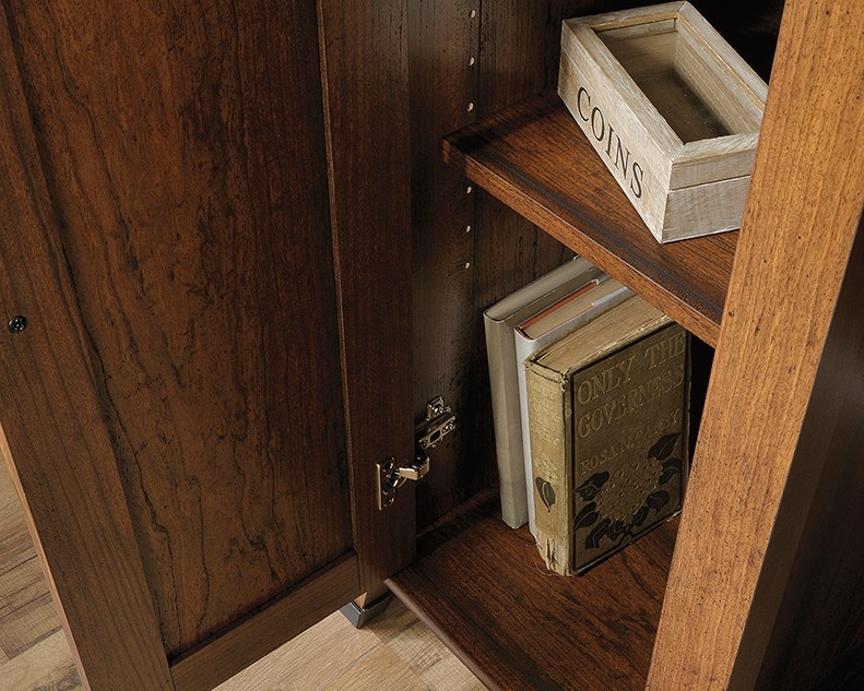 Sauder Carson Forge Computer Desk - Washington Cherry