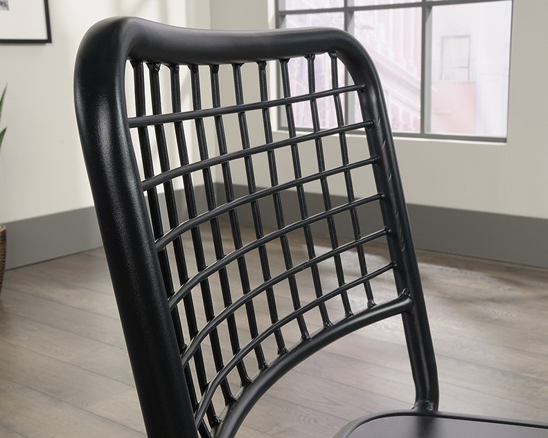 Sauder Metal Chair (set of 2) - Black