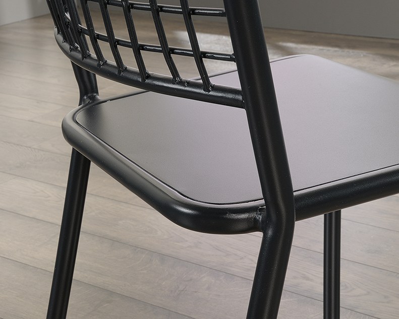 Sauder Metal Chair (set of 2) - Black